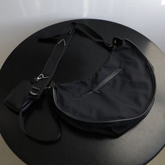 Casual Simple Dumpling Bag Trendy New Fashion Nylon Two-In-One Shoulder Messenger Bag For Men