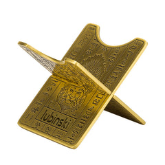 Cigar holder portable metal brass electroplated carbon fiber display cigar holder