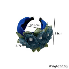 Handmade Fabric Headband for Fashion Flower Series