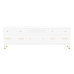 U-Can TV Stand for 75+ Inch TV Entertainment Center TV Media Console Table Modern TV Stand