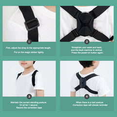 Correction Belt Intelligent Vibration Seating Corrector Adult and Child Humpback Correction Belt Male and Female Available Shape