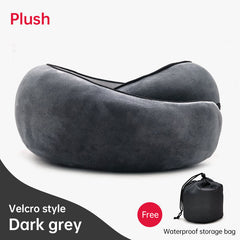 Memory Foam Neck Travel Pillow: Soft, 360° Head Support, for Home, Plane & Car