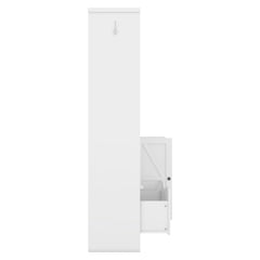 Multi-functional Hall Tree with Storage Shelves Drawers Cabinet Elegant Hallway Shoe Cabinet with Bench Modern Coat Rack White