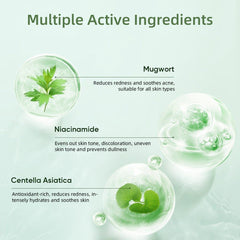 BARUBT mugwort mud mask stick deep cleansing mild blackhead repair facial care smearable mask
