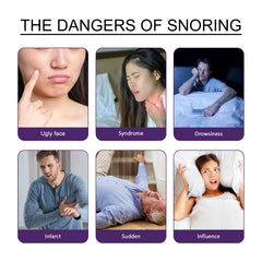 Sleep Anti-Snoring Tape, Open Mouth Breathing Physical Expansion Pamper Sleep Anti-Snoring Patch