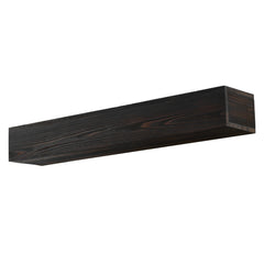 72" Rustic Wood Fireplace Mantel,Wall-Mounted & Floating Shelf for Home Decor Espresso