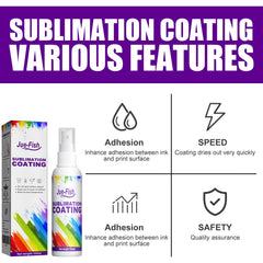 Sublimation Coating Spray Clothing Hot Drawing Heat Transfer Printing Wear-Resistant Stain Resistant Multi-Purpose Adhesion