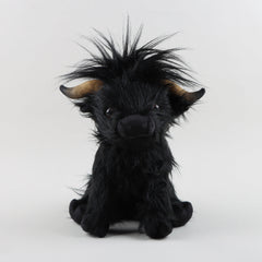 Internet celebrity Highland Cow plush toy simulation long haired cow figurine
