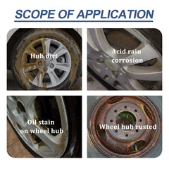 Car Brake Cleaner, Brake Disc Parts Wheel Hub Decontamination Polishing Maintenance Rust Remover