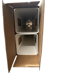 Line Post for White Vinyl Routed Fence Caps Included set of 2