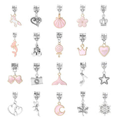 Cartoon Pink Set DIY Handmade Jewelry Children's Bracelet Women's Exquisite Gift Box Gift Bracelet