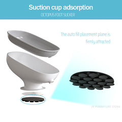 Suction Cup Soap Dish Vanity Countertop Soap Rack