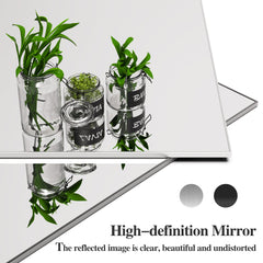 60"x36" Oversized Modern Rectangle Bathroom Mirror with Silver Frame Decorative Large Wall Mirrors for Bathroom Living Room