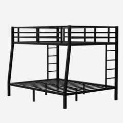 Metal Full XL over Queen Bunk Bed for Teens and Adults,Space-Saving/Noise Reduced/No Box Spring Needed