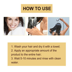 Maca Essence Repair Collagen, Repair Dry Short-Tempered Knot Hair Strong Moisturizing Smooth Hair Film