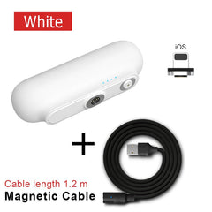 For iPhone 12 Magnetic Power Bank 2600mAh Mini Magnet Charger Power Bank For Xiaomi Emergency Portable Magnetic External Battery