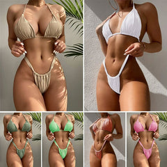 Split bikini sexy swimsuit