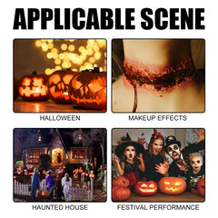 SFX Makeup Kit, Makeup Props Scar Makeup Scary Atmosphere Party Makeup Set