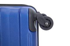 3 Piece Luggage Sets PC Lightweight & Durable Expandable Suitcase with Two Hooks, Spinner Wheels, TSA Lock, (21/25/29) Dark Blue