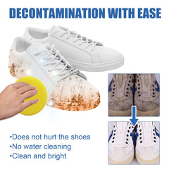 Multi-purpose Decontamination Cream, Small White Shoes Sofa Leather Cleaning Stain Yellow Edge Multi-purpose Cleaning Cream
