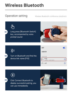 CP-F10 fascia gun muscle massager cervical muscle relaxer electric menstrual gun leg electric