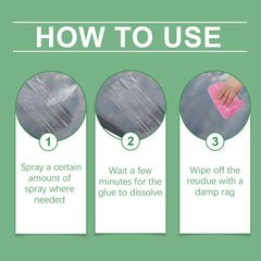 Household Adhesive Remover, Household Glass Door And Window Sticker Cleaning Glue Residue Removal Spray