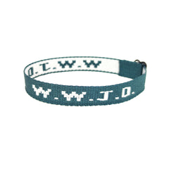 Alphabet Jacquard Printed Wrist Strap Bracelet Strap Unisex WWJD Bracelet Adjustable Bracelet