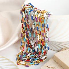 Niche Dripping Oil Titanium Steel Necklace Versatile Personalized Jewelry for Women
