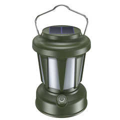 Outdoor solar rechargeable camping light, multifunctional LED strong light charging camping atmosphere tent light