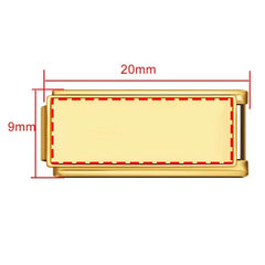 DIY Personalized Photo Picture Frame Making Titanium Steel Watch Band Chain Fashion Splicing Modular Bracelet