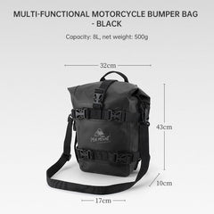 Motorcycle bumper bag outside the multifunctional large capacity Mount Brigade storage bag convenient waterproof riding bag