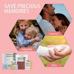 Jue-Fish 3D Hand Makrolon Powder Couple Anniversary Souvenir DIY Mother's Day Children's Day Gift