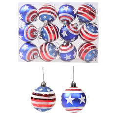 Hanging decorative props Captain America Christmas plastic ball hand-painted ball cover