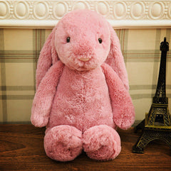Embroidered Bunny Doll Plush Toy Long Eared Bunny Baby Sleeping with Big Eared Bunny Doll