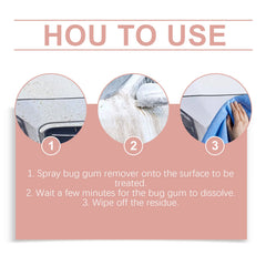 Auto Shellac Cleaning Agent Car Paint Decontaminating Bird Droit Resin Shellac Bug Spot Foam Cleaner