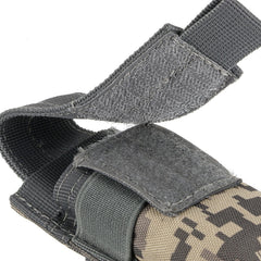 Outdoor Military Fan Flashlight Bag Small Single Tool Bag M5 Tactical Flashlight Bag Molle Accessory Bag Waist Bag