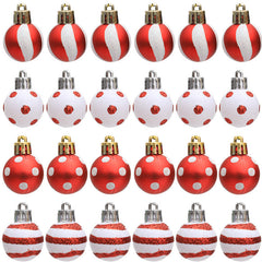 Christmas decorations Christmas trees gifts decorations mini painted Christmas balls