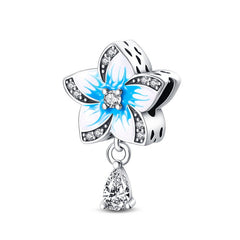 Butterfly flower thread safety bead fixing clip buckle string decoration