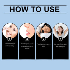 Anti-Snoring Sleep Patch Anti-Snoring Care At Night Physical Ventilation Anti-Snoring Patch