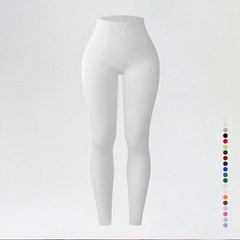 Threaded autumn and winter yoga pants seamless fitness pants high waisted sports yoga clothes leggings