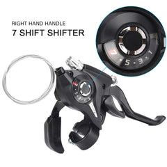 Bike Derailleurs 3x7 21 Speed Switch MTB Bicycle Shifter Levers Brake with Shift Cable Cycling Disc Handle for Bike Trekking