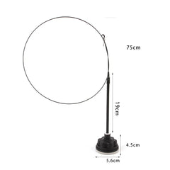 Suction cup cat toy stick that can be attached and held with steel wire multi head interchangeable cat toy and pet supplies