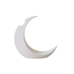 3D-printed Gothic Moon Vase, fits dried & artificial flowers. A unique home decor and desktop charm, a great gift too.