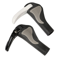 Mountain Bike Ergonomic Vice Handle Claw Handle Aluminum Alloy Grip (A Horn)