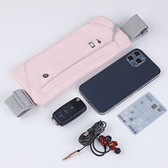 Sports chest waist bag dual-use men's and women's lightweight high-end super Pu crossbody bag outdoor internet famous running phone bag