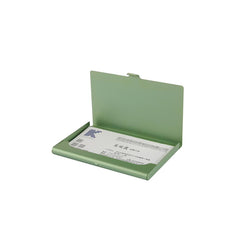 Creative business card case stainless steel Aluminum Holder Metal Box Cover Credit Men business card holder card metal Wallet