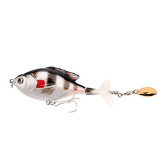 9.5cm/16.9g Propeller Rotary Tractor Bait Path Sub Bait Floating Water Rock Small Fat Water System Wave Climbing Fish bait