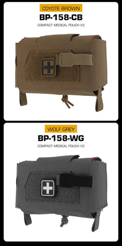 Compact Trauma Bag V3 GEN3 Style Agilit MD2 IFAK Tactical Medical First Aid Bag for Hunting Vest Plate Carrier Belt