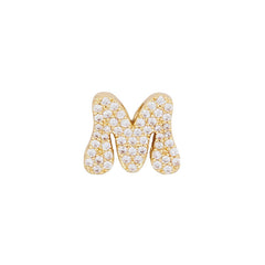 Fashion English 26 letter single pendant gold DIY bracelet necklace accessories