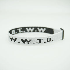Alphabet Jacquard Printed Wrist Strap Bracelet Strap Unisex WWJD Bracelet Adjustable Bracelet